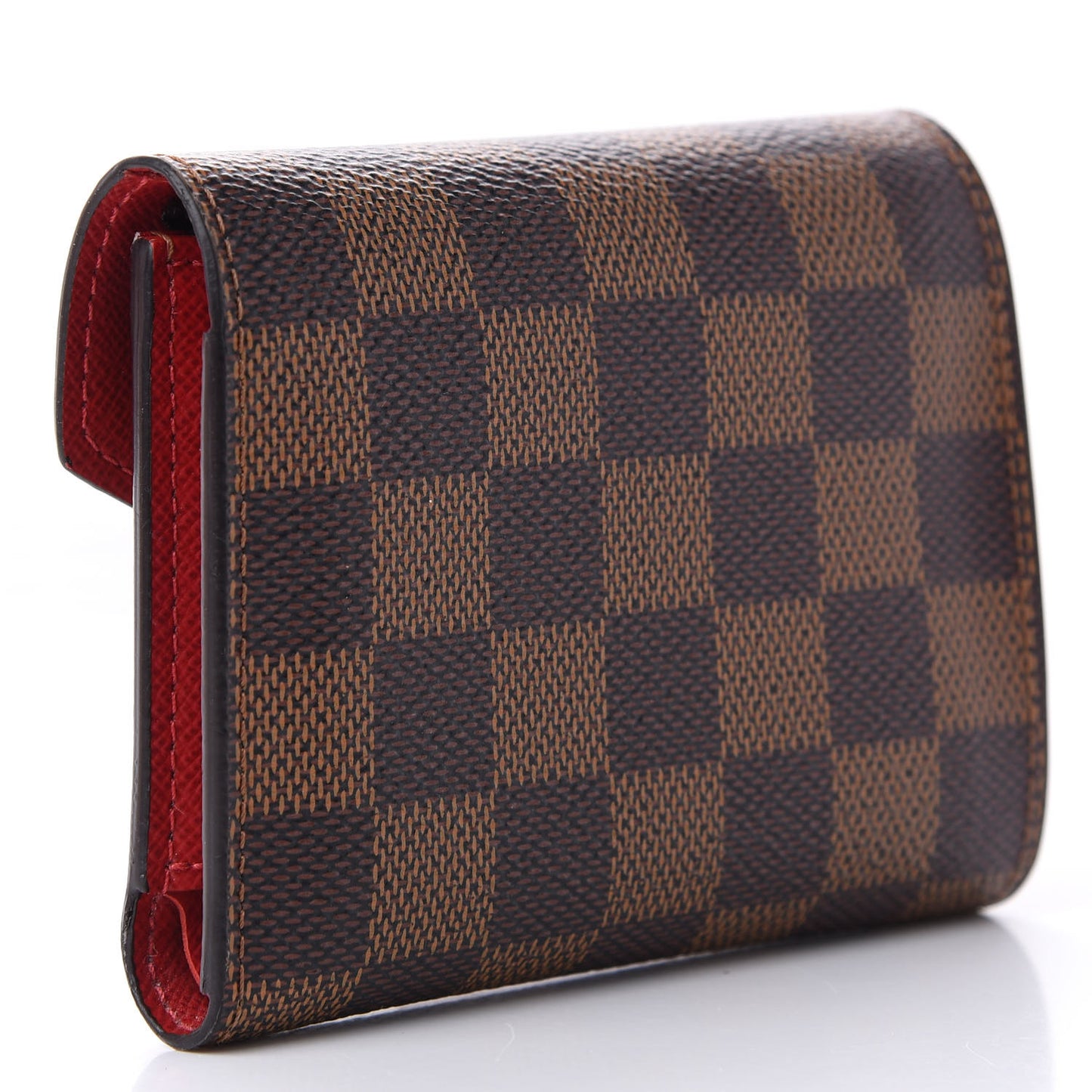 Damier Ebene Victorine Wallet Red