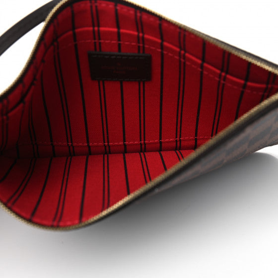 Louis Vuitton Damier Ebene Neverfull MM GM Pochette 3 of 3