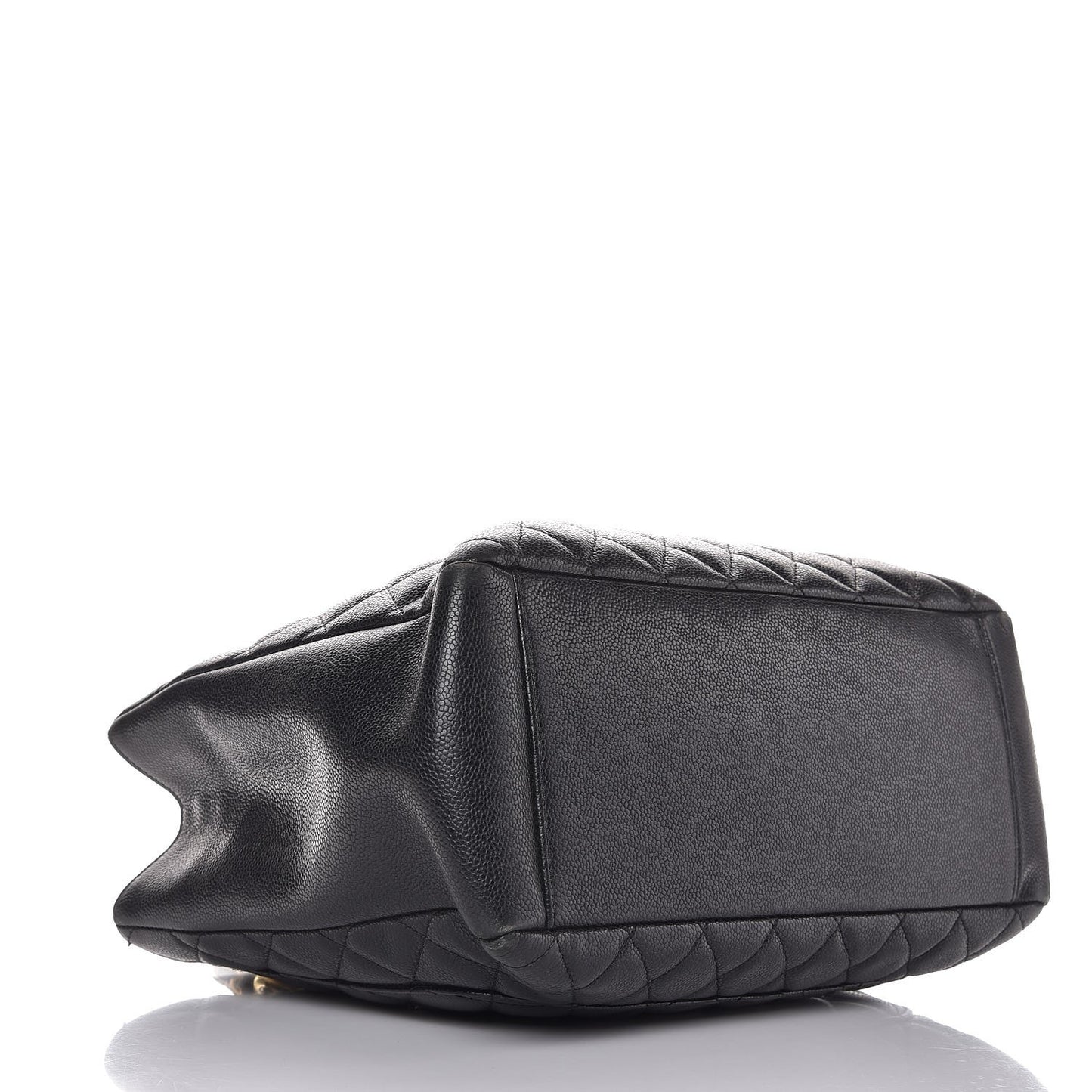 Caviar Quilted Grand Shopping Tote GST Black