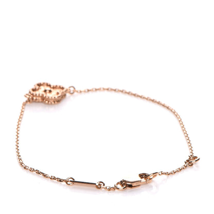 Van Cleef & Arpels 18K Rose Gold Sweet Alhambra Bracelet 8 of 9