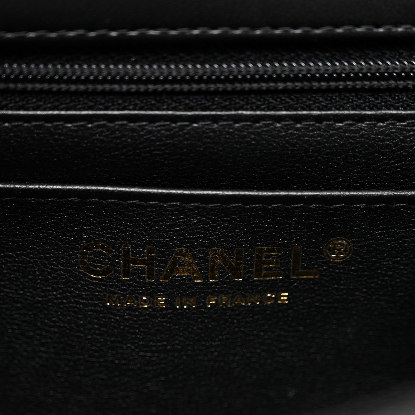 Lambskin Quilted Mini Top Handle Rectangular Flap Black