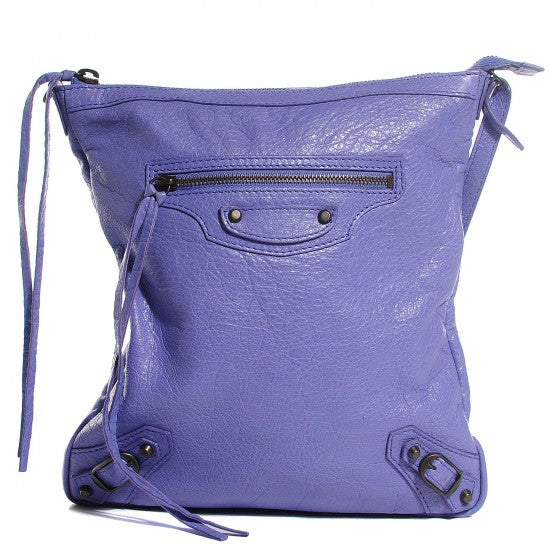 Balenciaga Agneau Classic Hardware Flat Crossbody Mauve 1 of 20