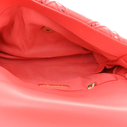 Chanel Lambskin Mixed Fibers Quilted Medium Chanel 19 Flap Coral 5 of 10