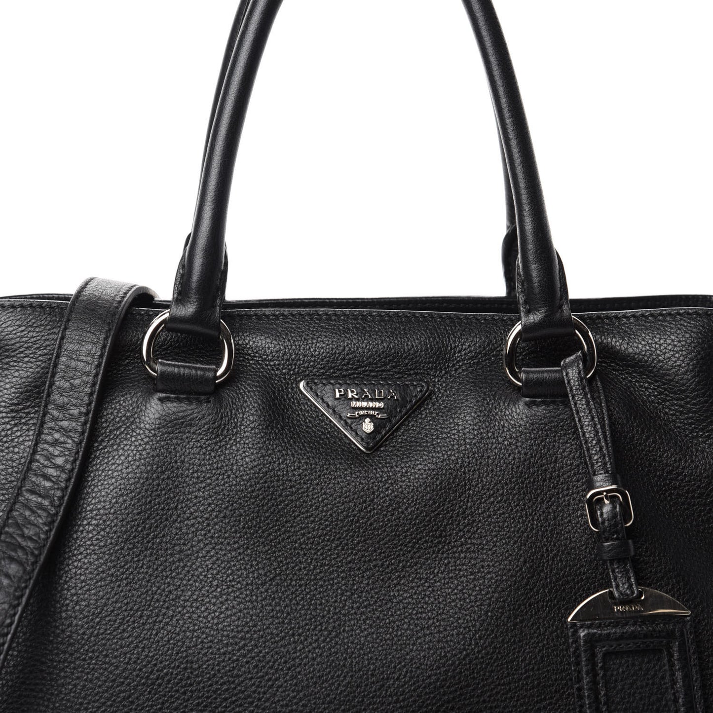 Vitello Daino Tote Black