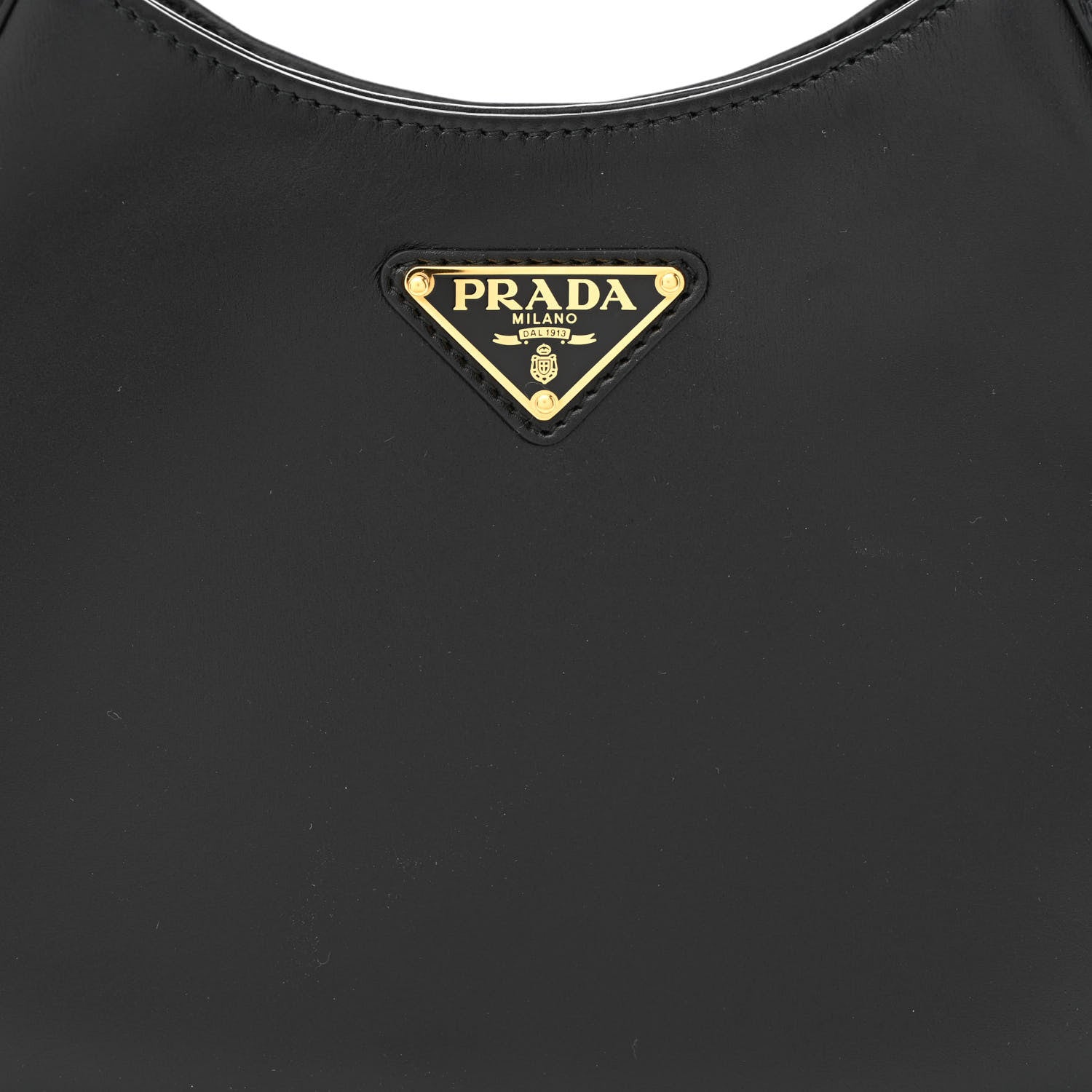 Prada Box Calfskin Shoulder Bag Black 8 of 10