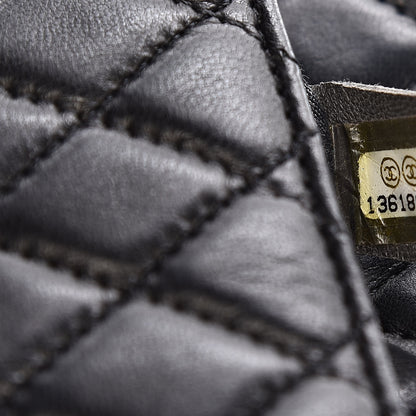 Chanel Lambskin Quilted Medium Westminster Pearl Flap Black 7 of 12