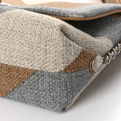 Chanel Canvas Woven Braided With Style Flap Multicolor 8 of 8