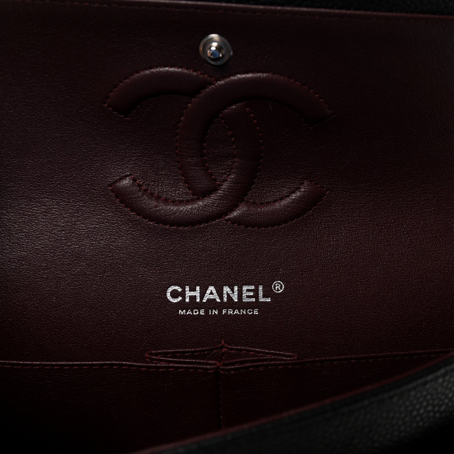 Chanel Caviar Quilted Medium Double Flap Black 6 of 10