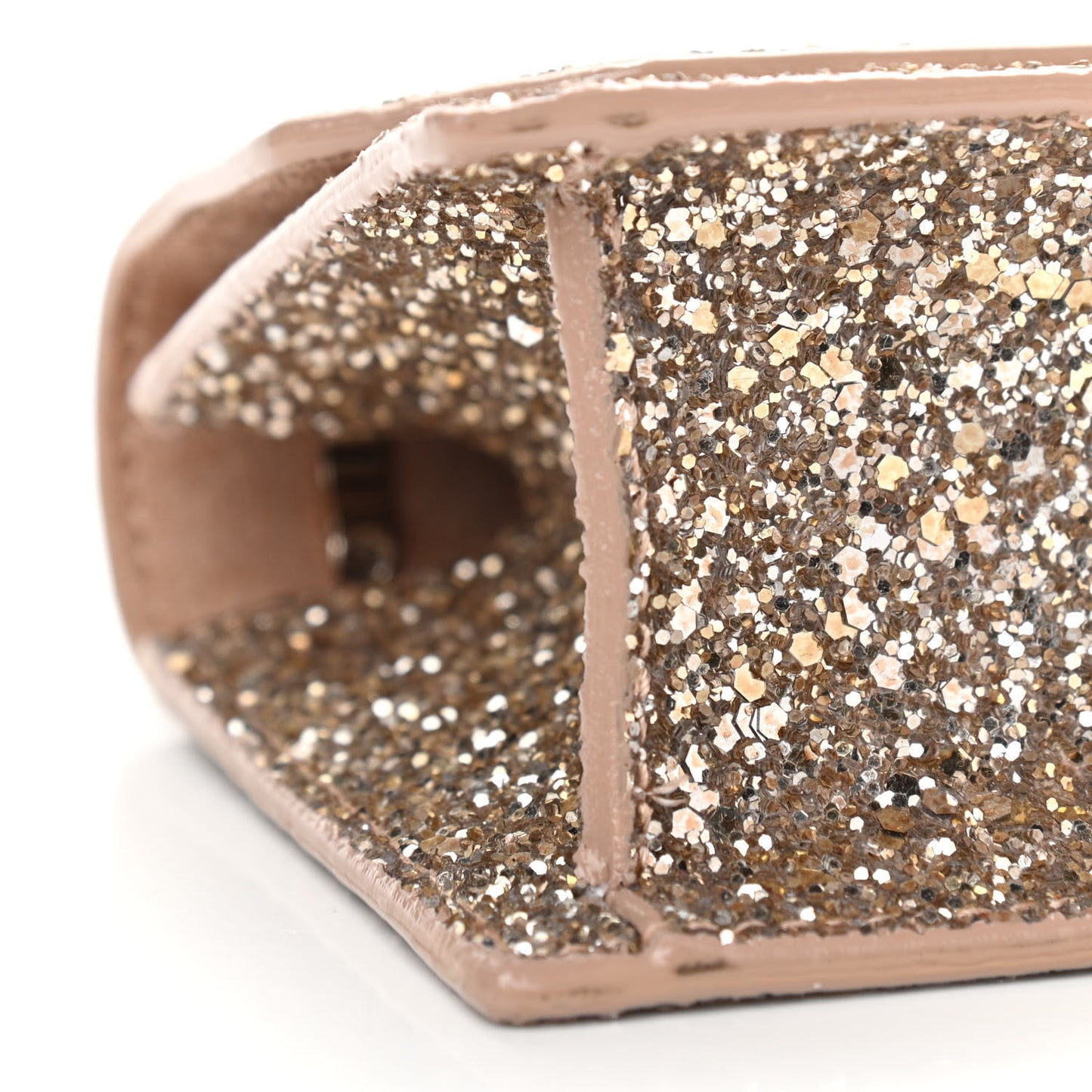 Coarse Glitter Mini Finley Shoulder Bag Ballet Pink