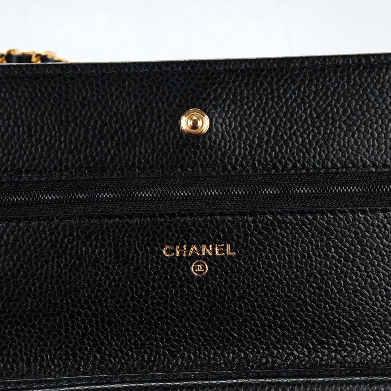 Chanel Caviar Quilted Wallet On Chain WOC Black 6 of 8
