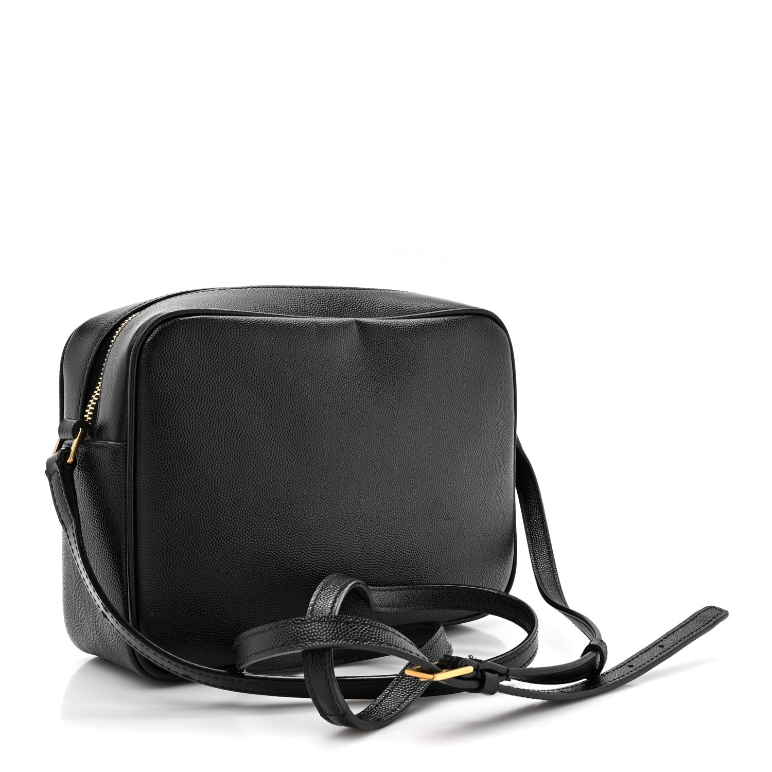 Saint Laurent Grain De Poudre Small Monogram Palm Tree Camera Bag Black 3 of 10