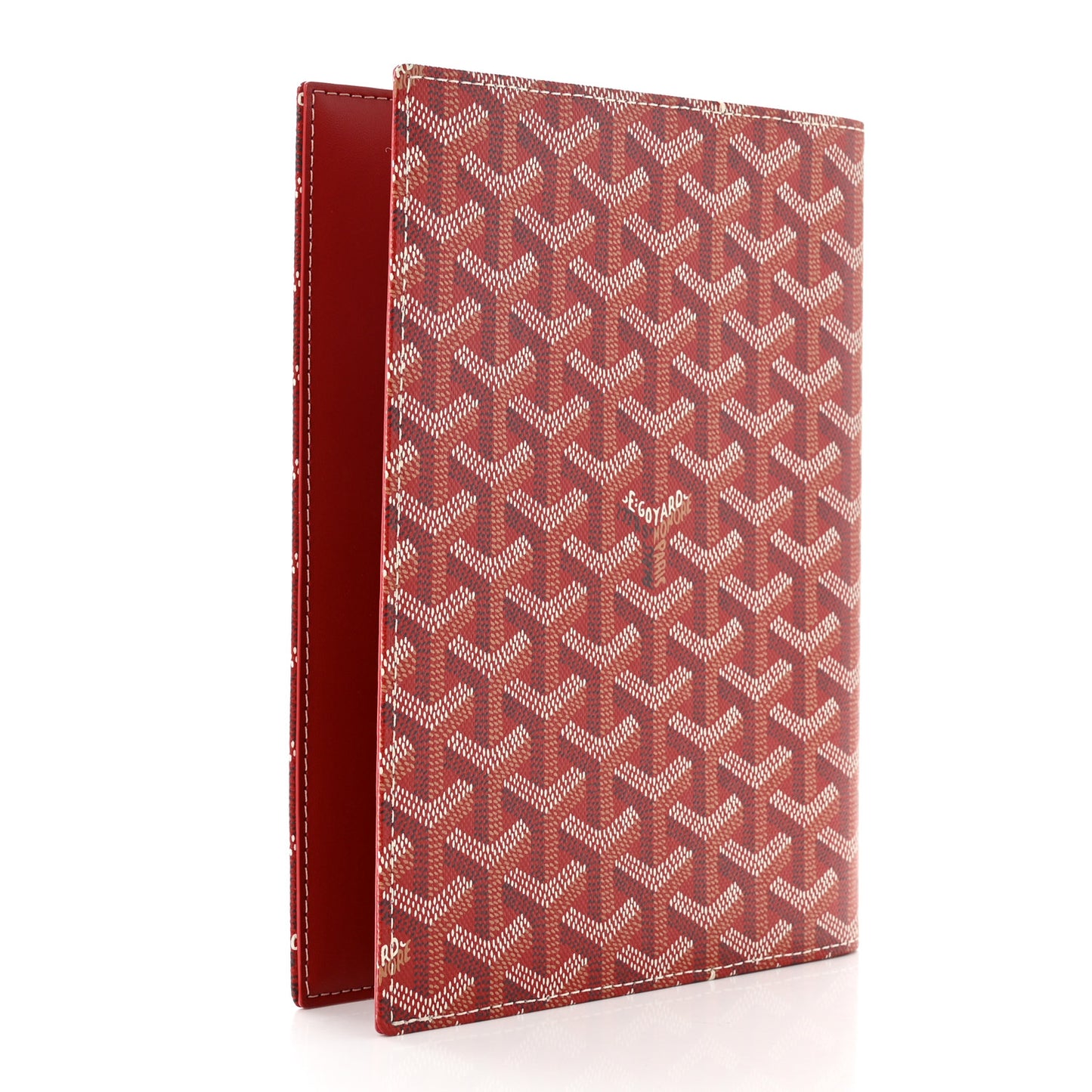 Goyardine Castiglione Document Cover Red