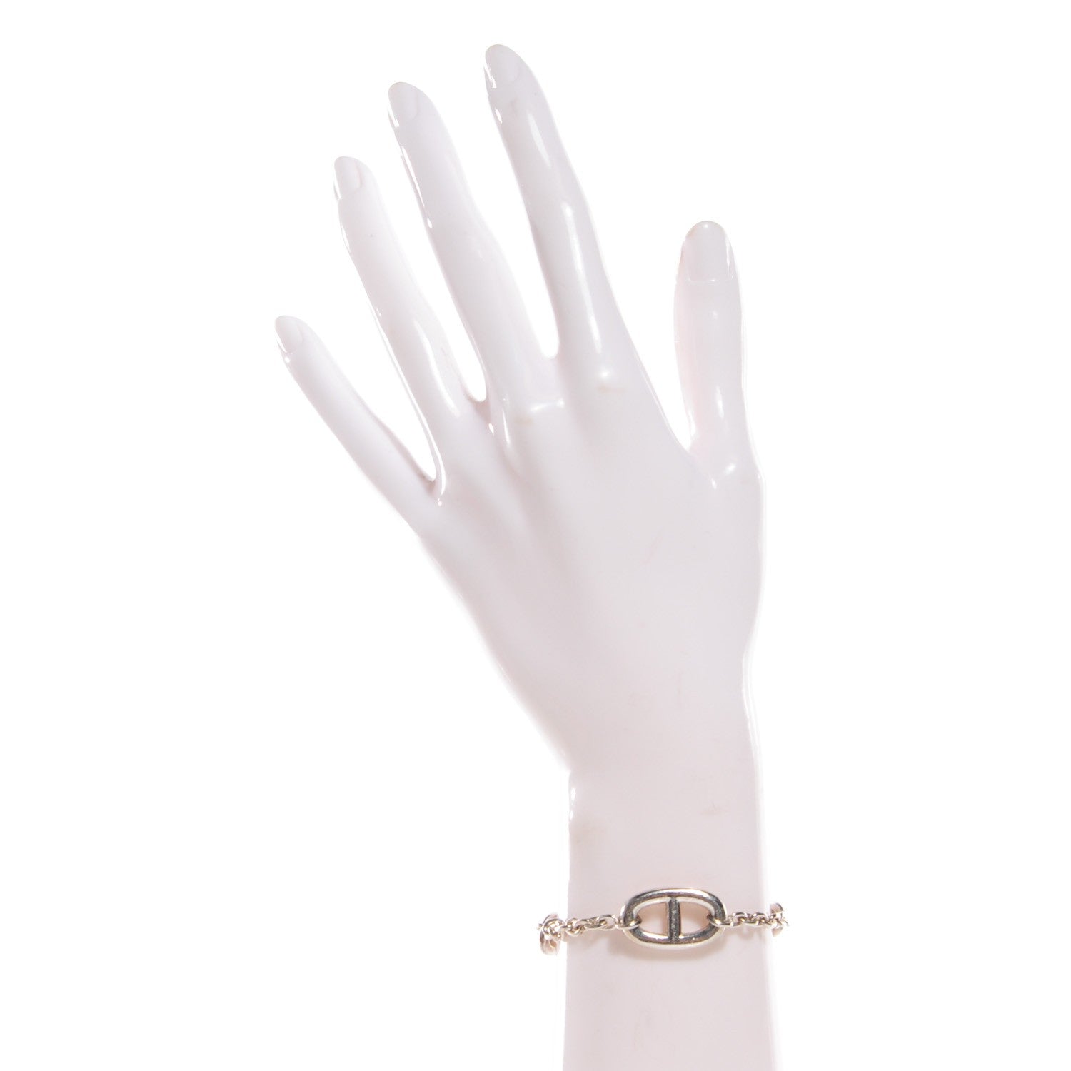 Hermes Sterling Silver Farandole Bracelet LG 2 of 6