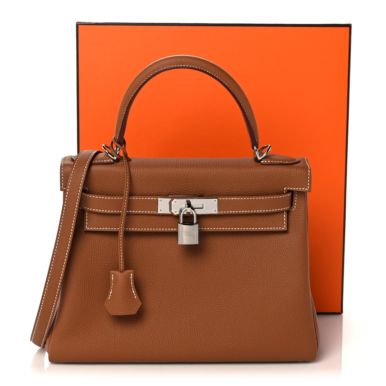 Hermes Togo Kelly Retourne 28 Gold 38 of 38