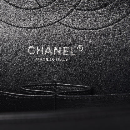Chanel Lambskin Chevron Quilted Jumbo Double Flap So Black 6 of 17