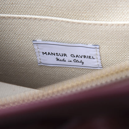 Mansur Gavriel Tumbled Calfskin Large Sun Bag Rococo 7 of 12