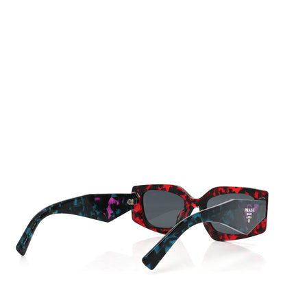 Prada Acetate Square Sunglasses SPR 15Y-F Scarlet Tortoise 4 of 7