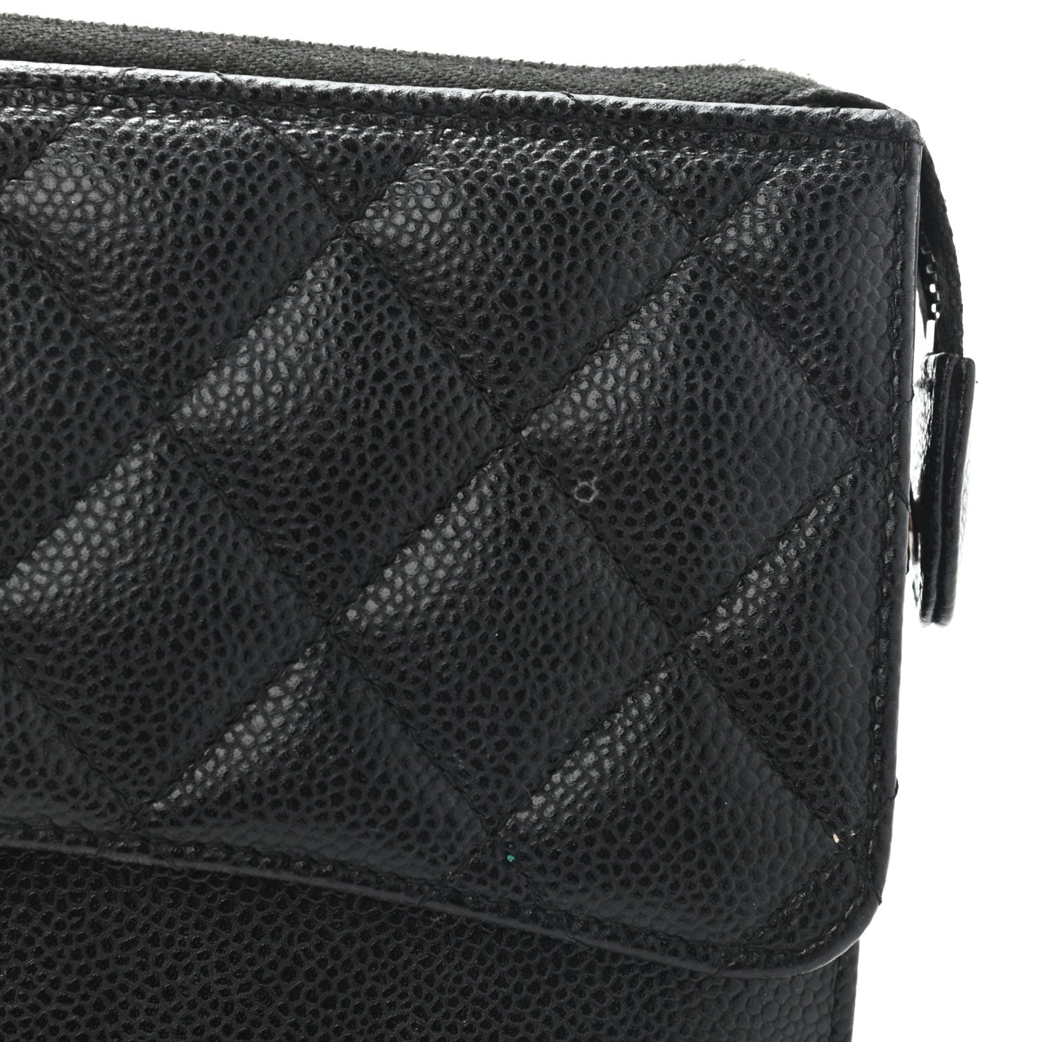 Chanel Caviar Quilted Classic Pouch With Handle Black 11 of 17