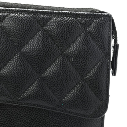 Chanel Caviar Quilted Classic Pouch With Handle Black 11 of 17