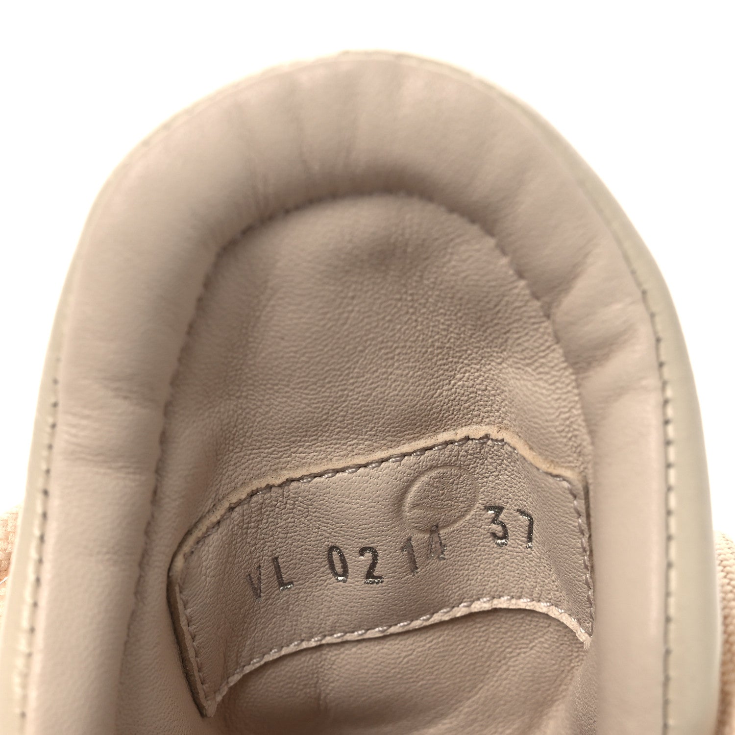 Louis Vuitton Fabric Embroidered Calfskin LV Archlight Sneakers 37 Nude 10 of 10