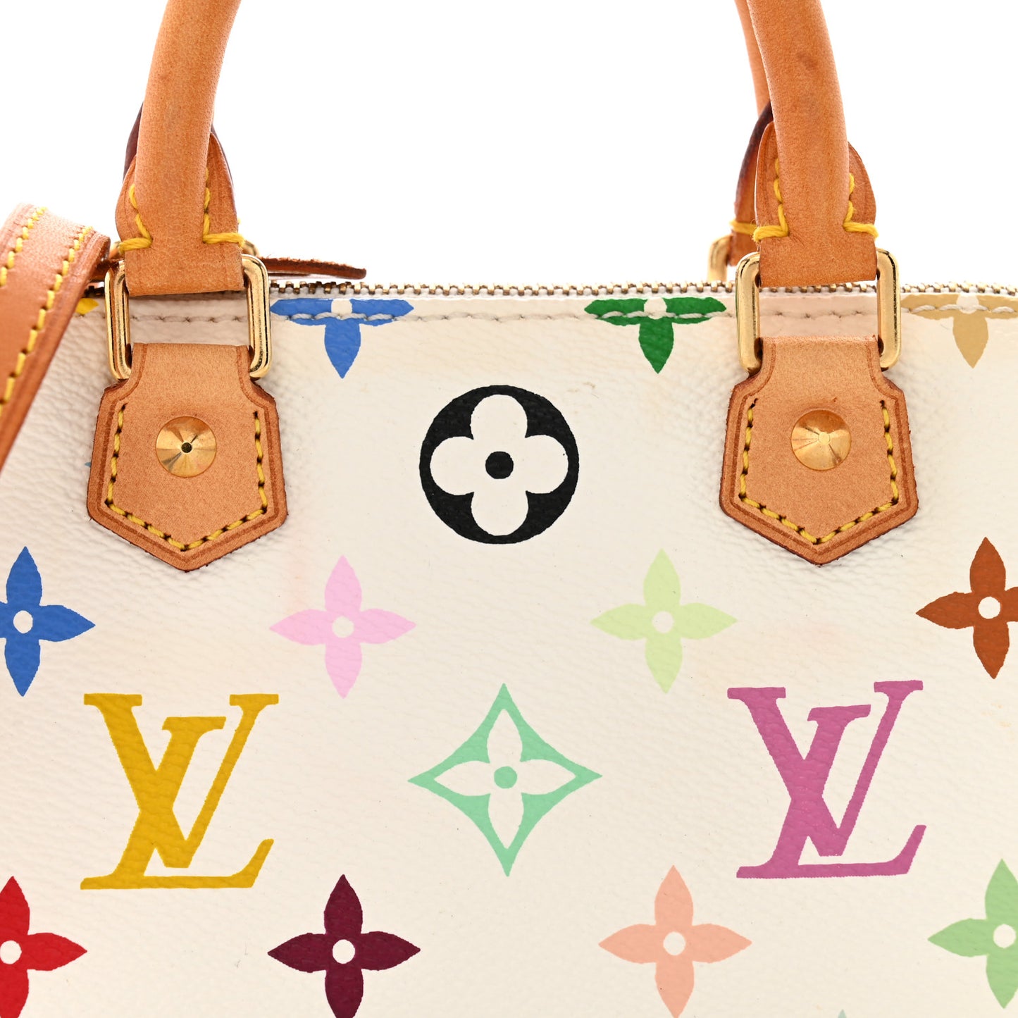 Monogram Multicolor Mini Sac HL Speedy White