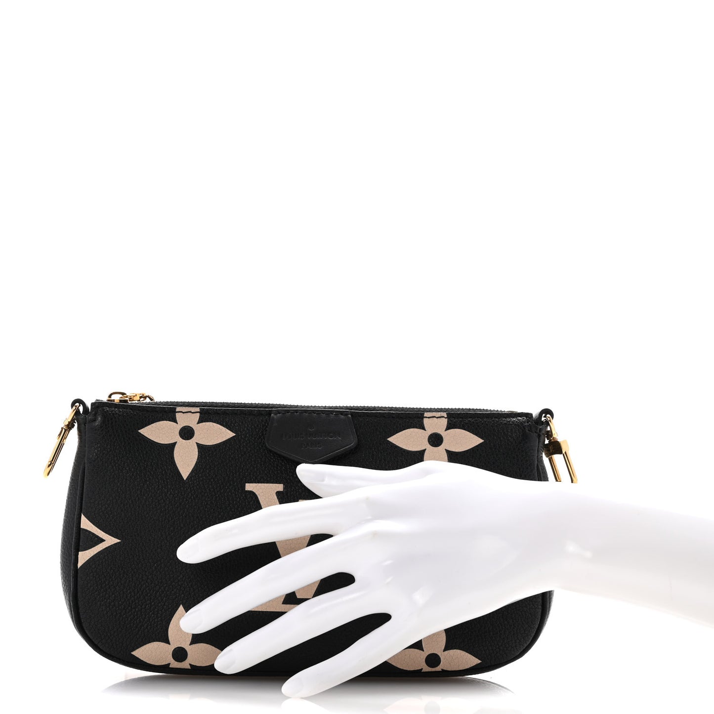 Empreinte Monogram Giant Multi Pochette Accessories Mini Pochette Black Beige