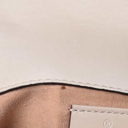 Gucci Calfskin Matelasse Super Mini GG Marmont Shoulder Bag White 8 of 18