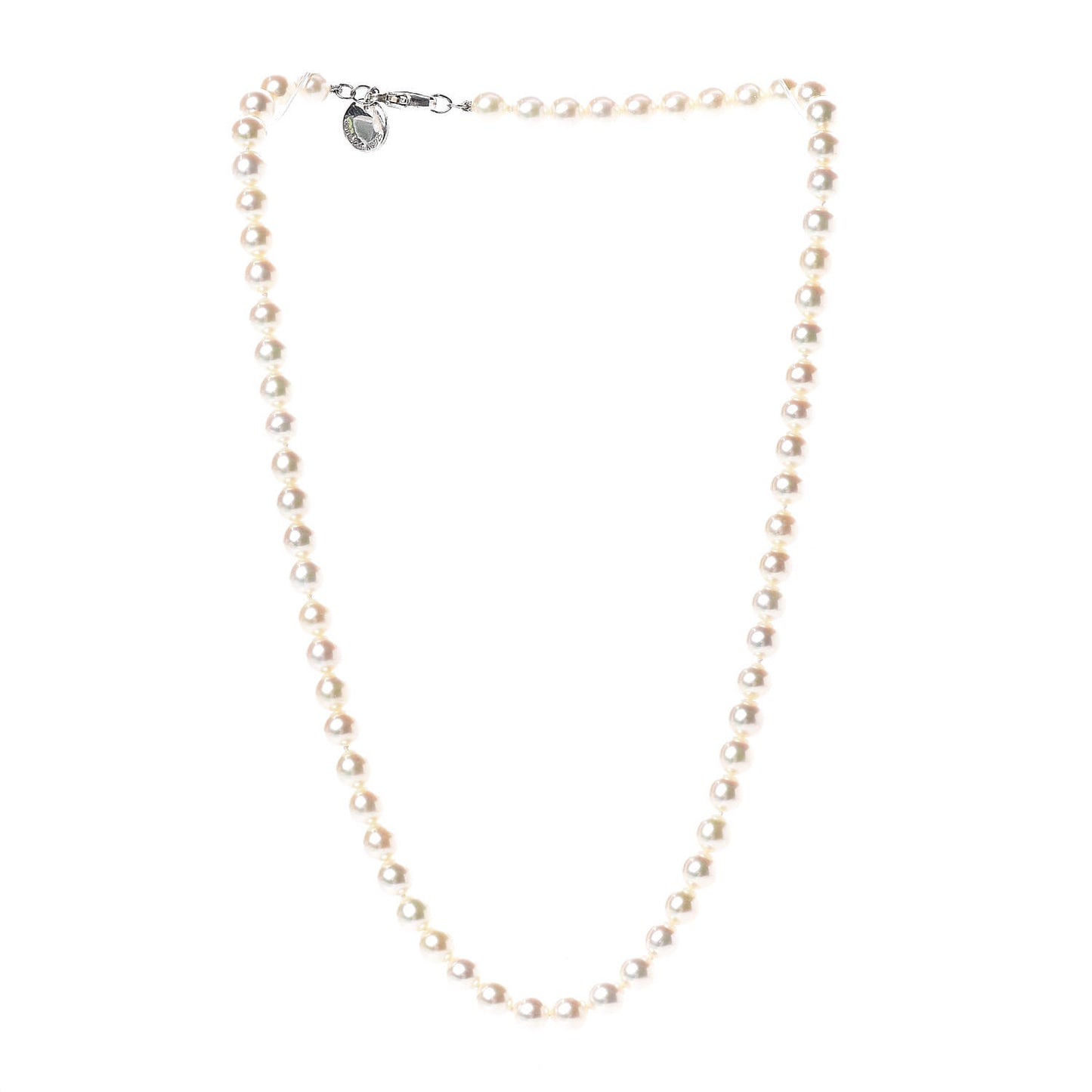 Sterling Silver Freshwater Pearl 5-6mm Ziegfeld Necklace