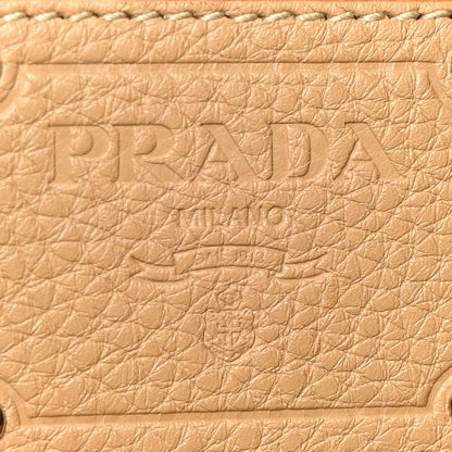 Prada Vitello Daino Side Pocket Hobo Sabbia 6 of 17