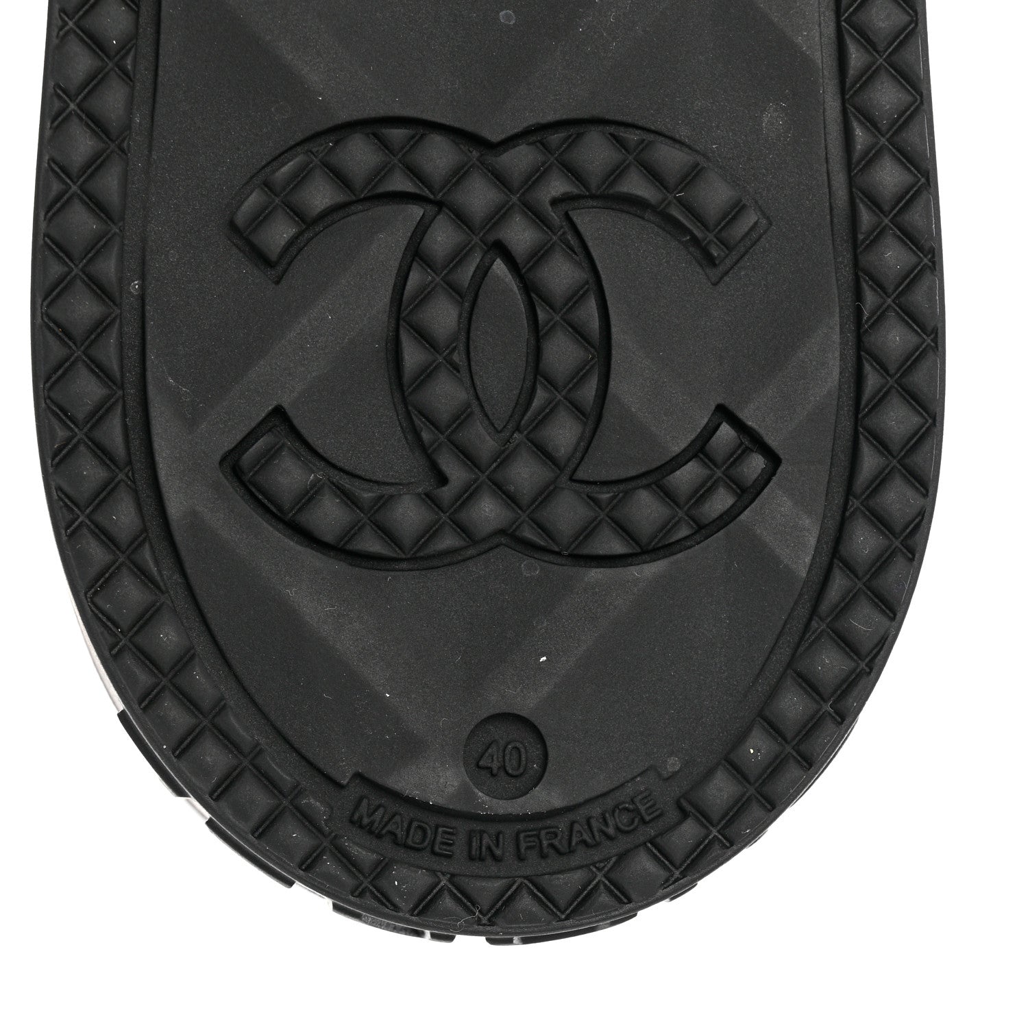 Chanel Caoutchouk CC High Boots 40 Black 7 of 8