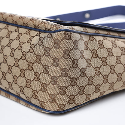Gucci Monogram Convertible Diaper Bag Blue 7 of 10