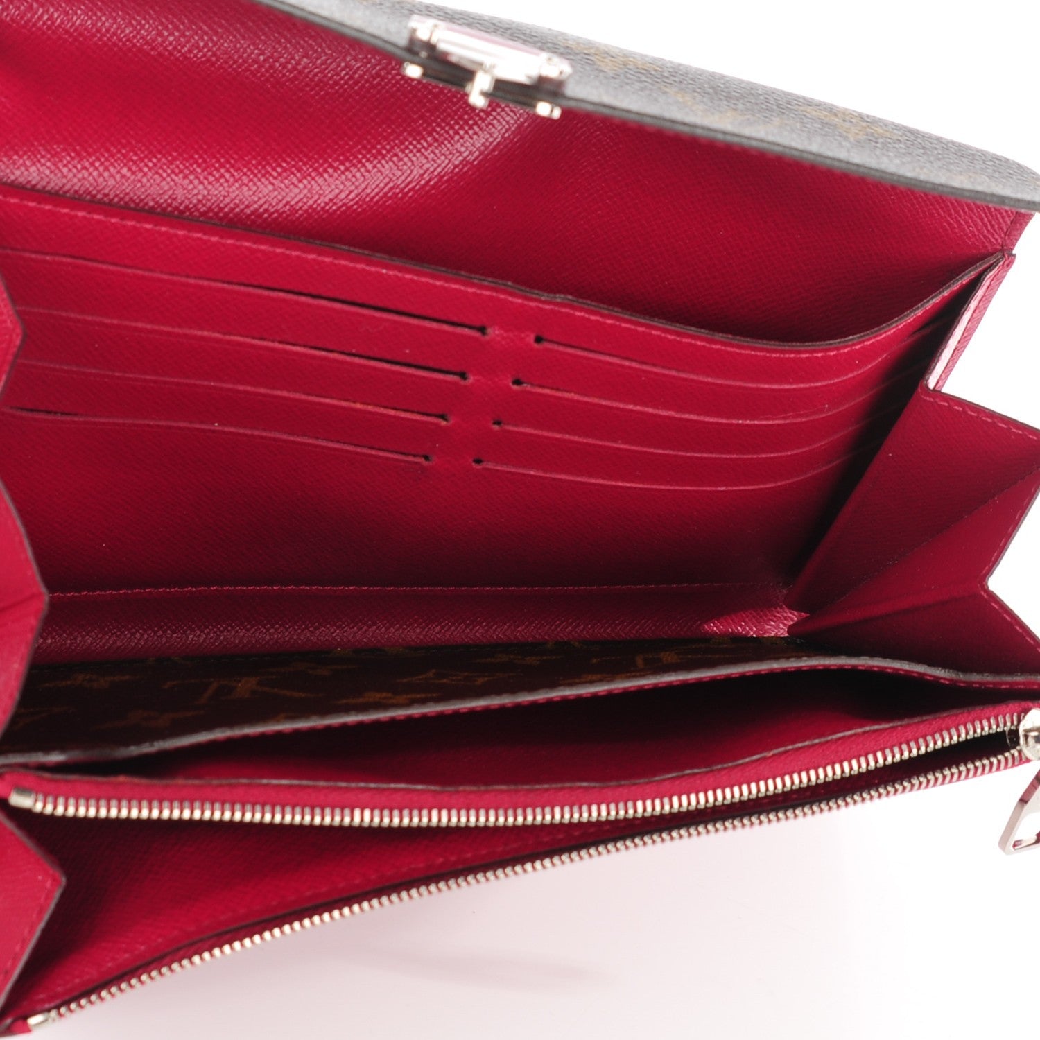 Louis Vuitton Epi Monogram Marie Rose Wallet Fuchsia 5 of 8