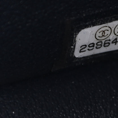 Chanel Caviar Quilted Jumbo Double Flap Navy Blue 7 of 9