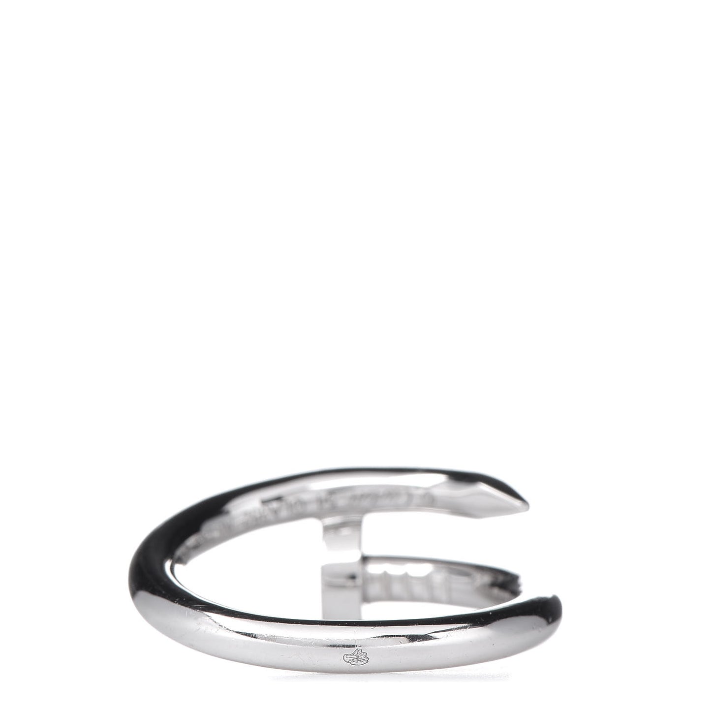 18K White Gold Juste Un Clou Ring 54 6.75