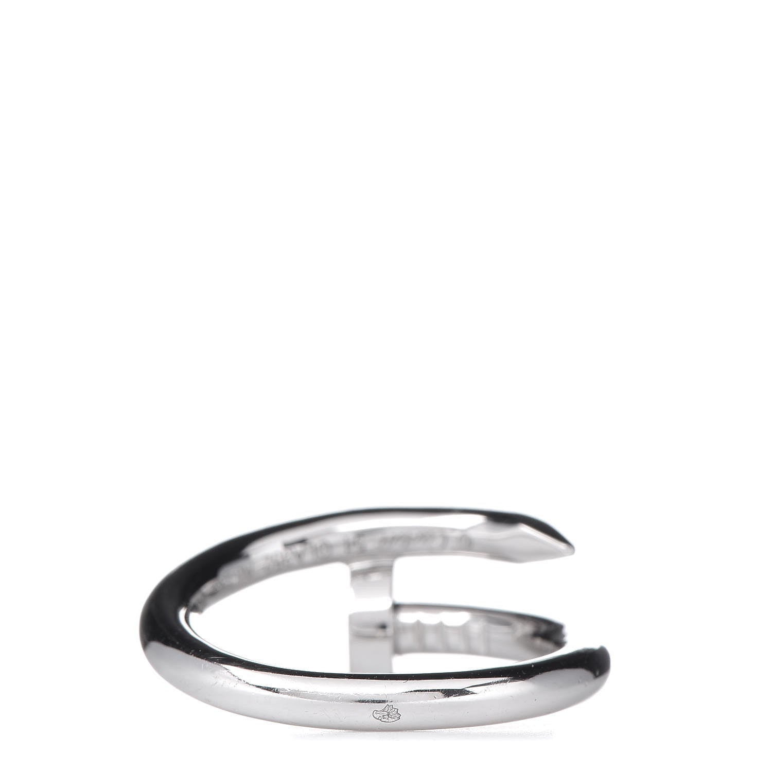 Cartier 18K White Gold Juste Un Clou Ring 54 6.75 3 of 6