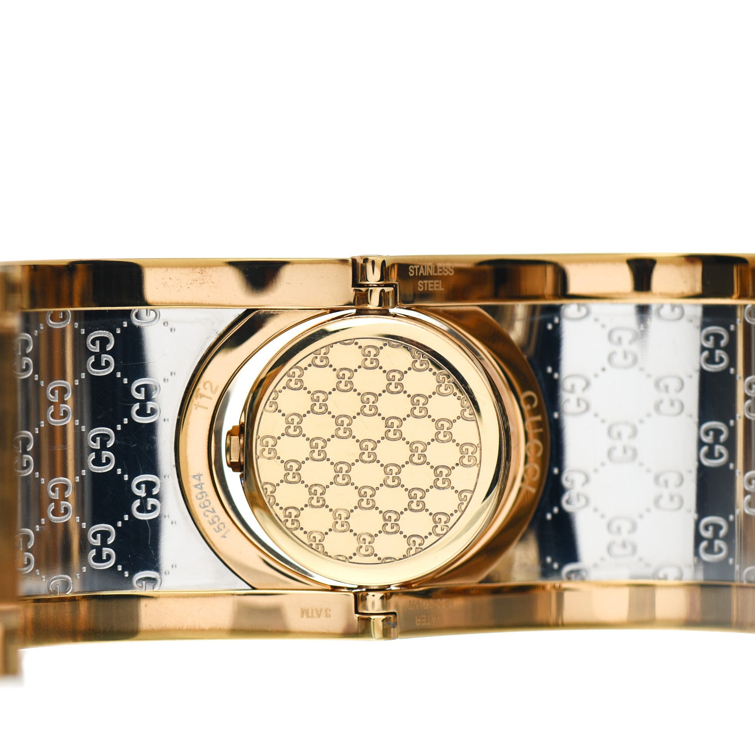 Gucci Stainless Steel Calfskin 33mm Twirl Quartz Watch Bronze 4 of 4