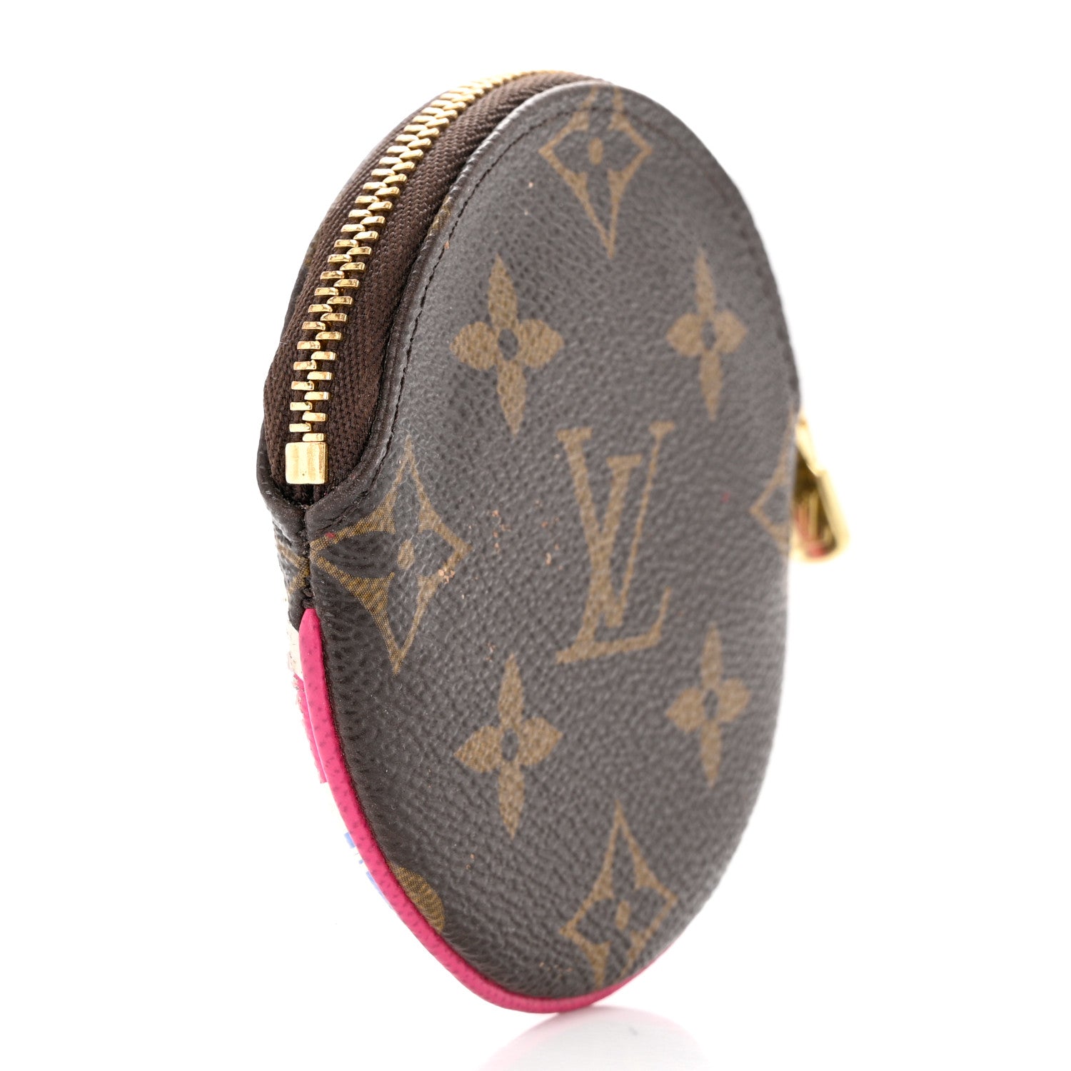 Louis Vuitton Monogram 2018 Christmas Animation Round Coin Purse 3 of 8