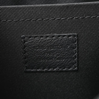 Louis Vuitton Calfskin Monogram Shadow Pulse Messenger  Black 6 of 9