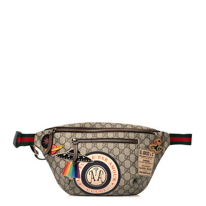 Gucci GG Supreme Monogram Courrier Belt Bag Beige New Acero 1 of 11