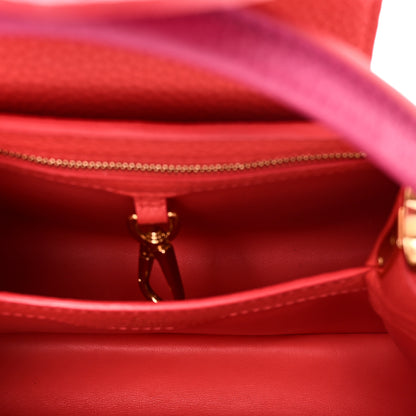 Louis Vuitton Taurillon Capucines BB Hibiscus Poppy 5 of 9