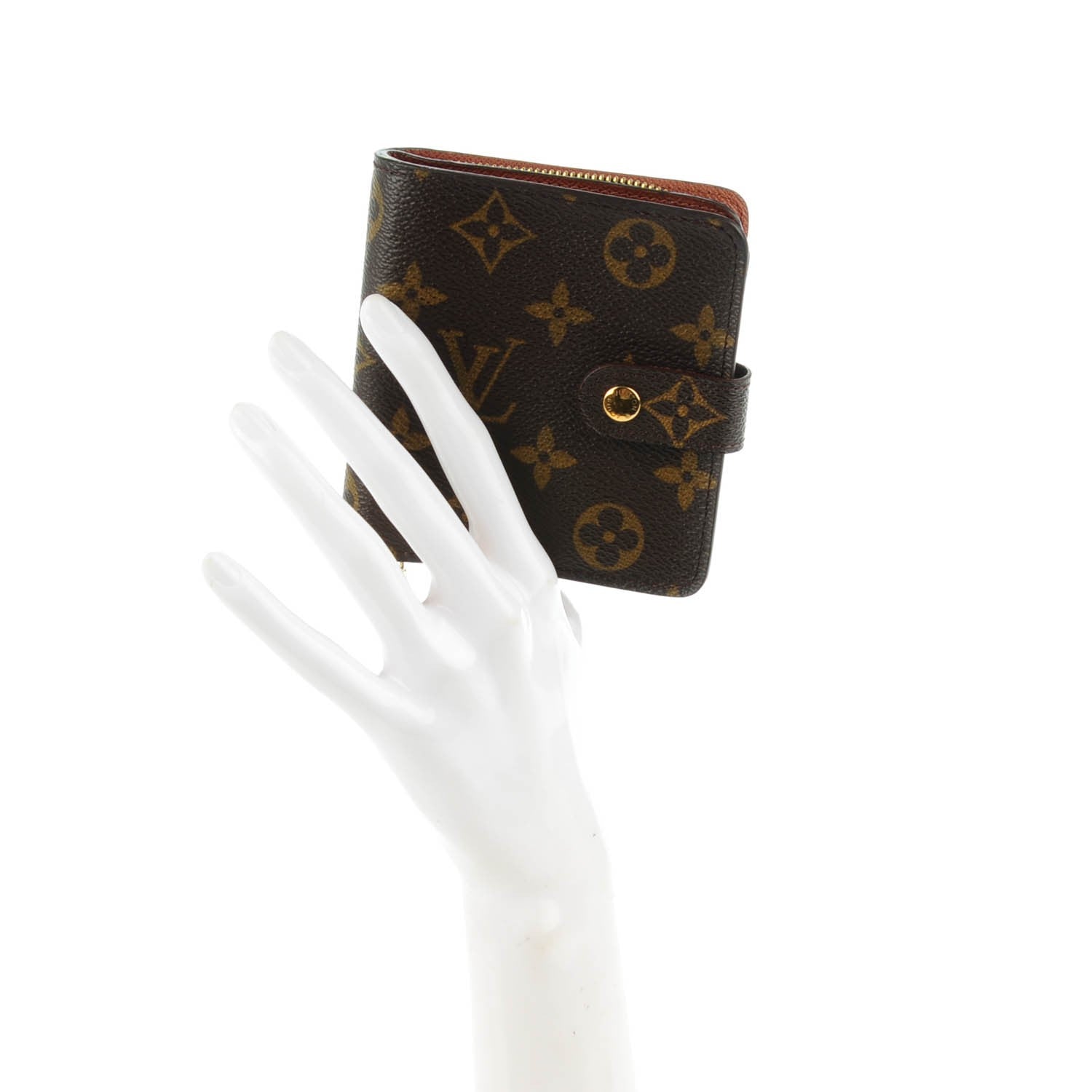 Louis Vuitton Monogram Compact Zippe Zipped Wallet 2 of 7