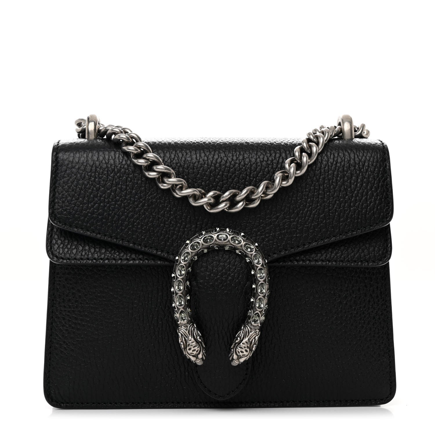 Gucci Calfskin Mini Dionysus Shoulder Bag Black 1 of 12