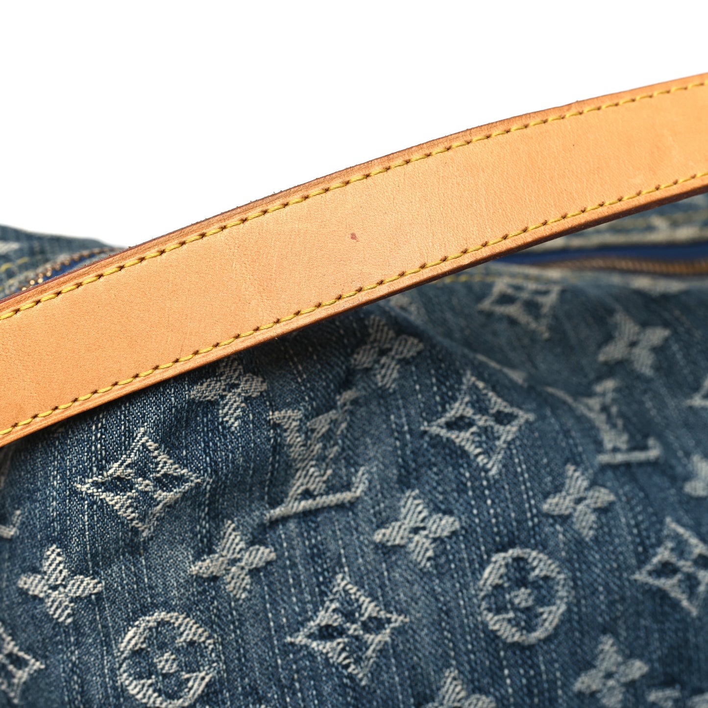 Monogram Denim Baggy PM Blue