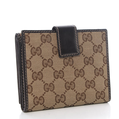 Gucci Monogram New Britt French Wallet Dark Brown 3 of 8