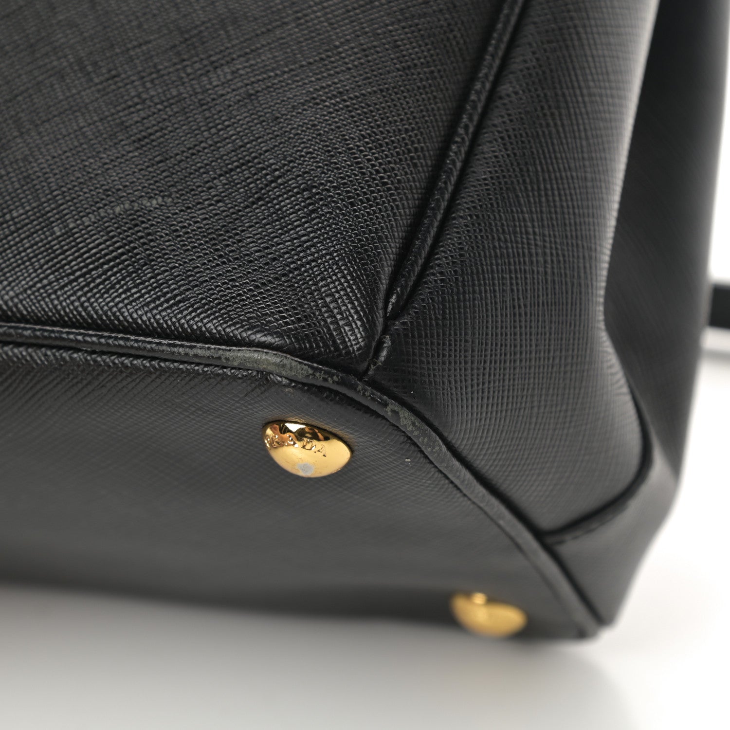 Prada Saffiano Small Galleria Double Zip Tote Black 14 of 21