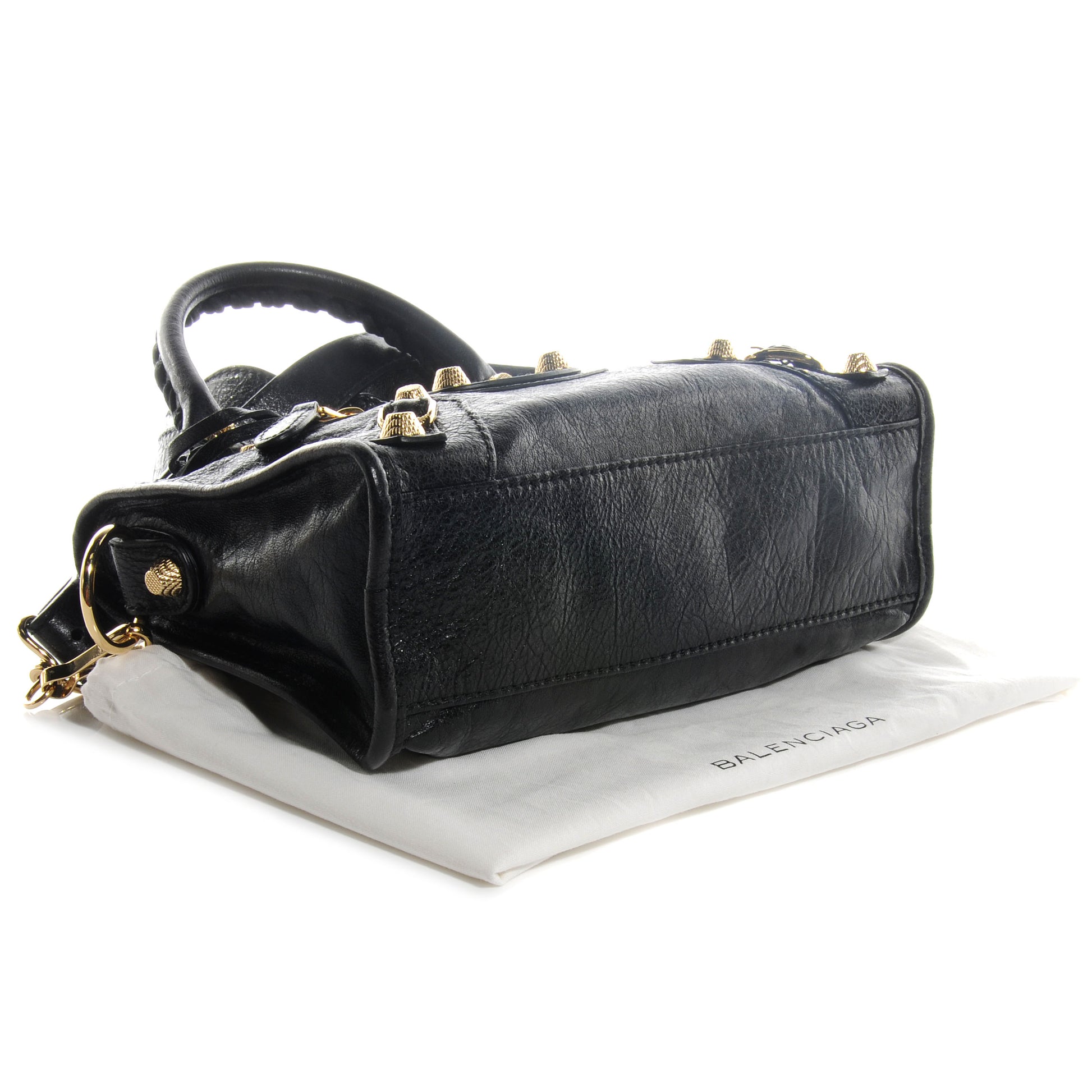 Balenciaga Agneau Giant 12 Gold Hardware Mini City Black 4 of 9