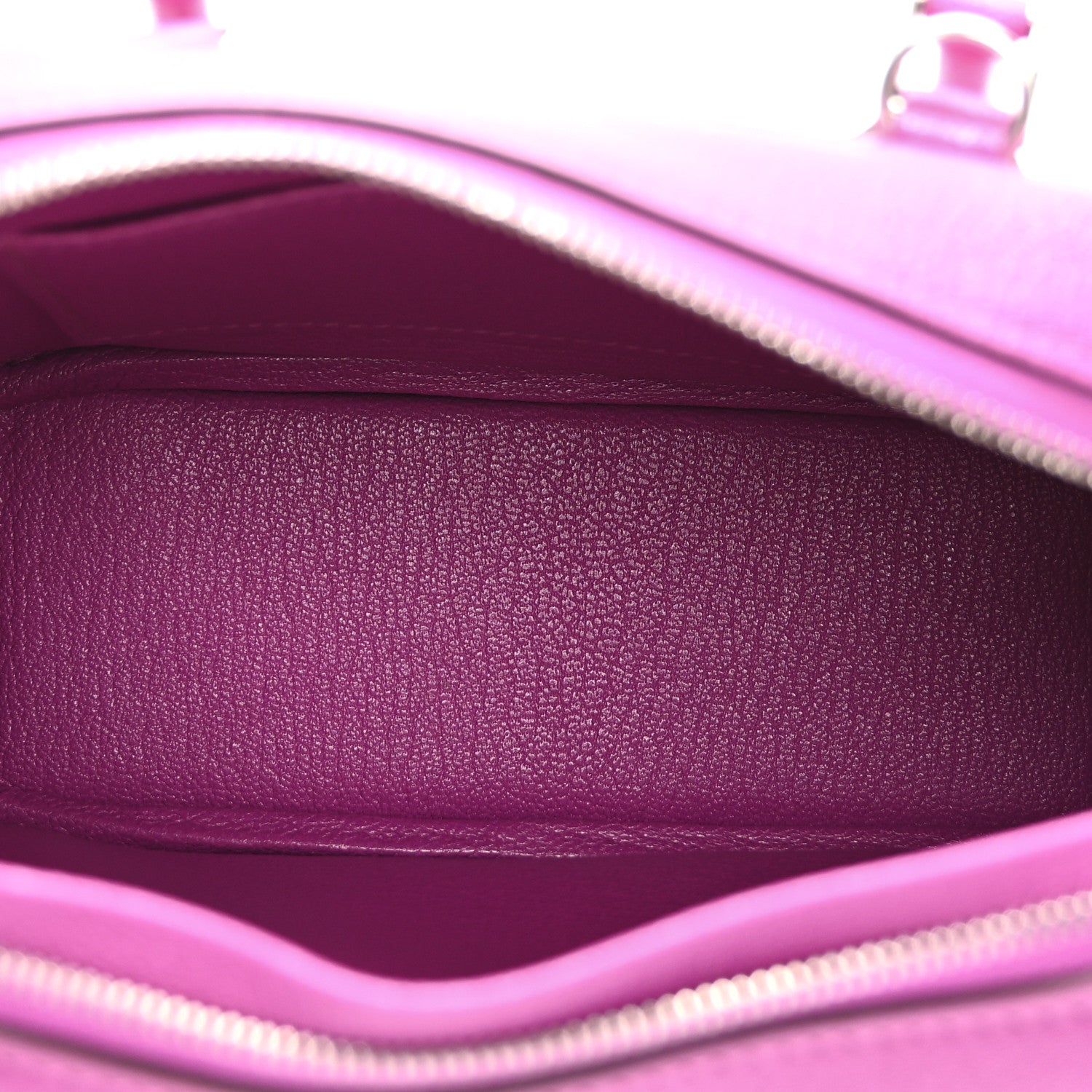 Hermes Chevre Mysore Plume II Mini Rose Pourpre 5 of 12