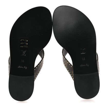 Louis Vuitton Monogram Sunny Flat Thong Sandals 35 Brown 7 of 11