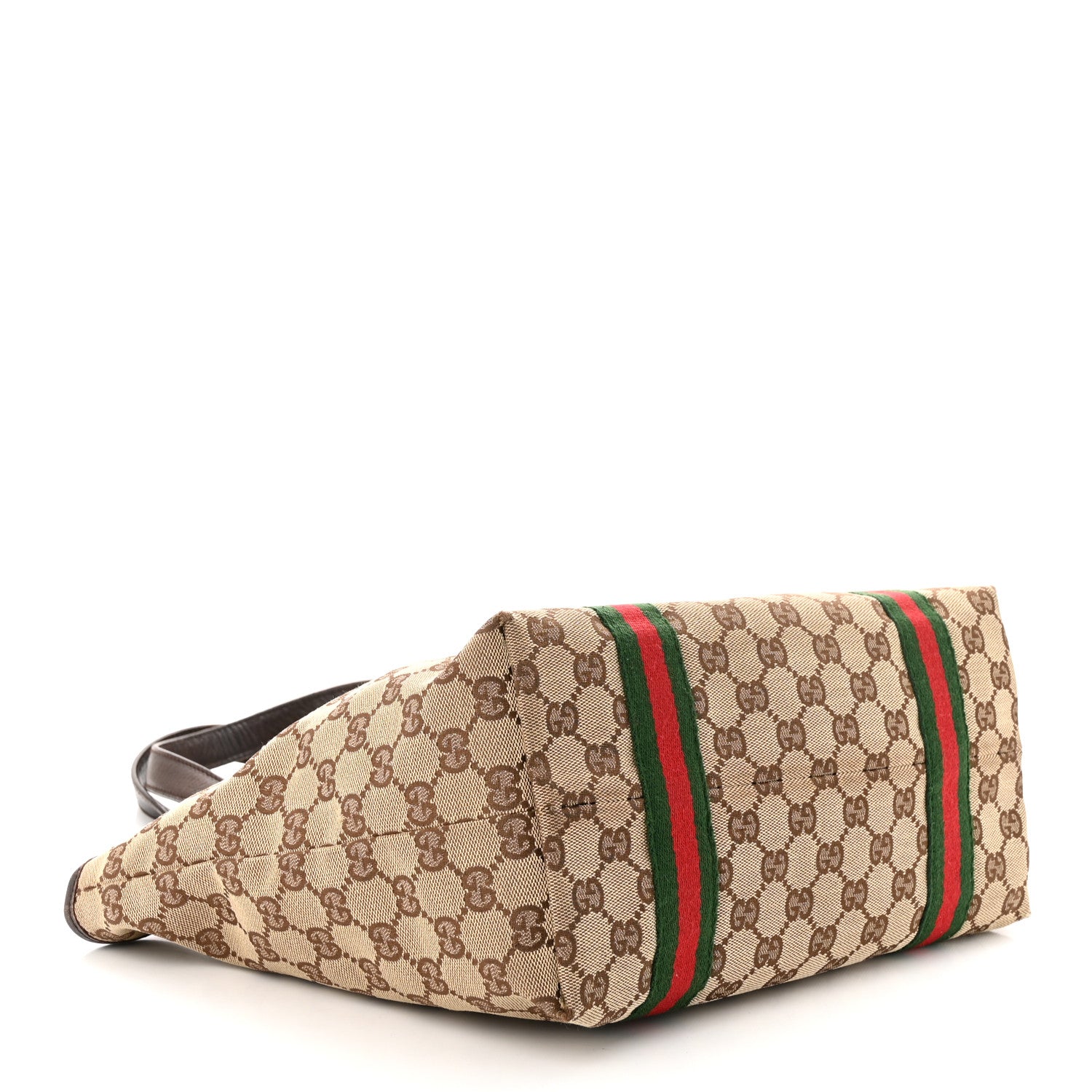 Gucci Monogram Medium Jolicoeur Tote Dark Brown 4 of 10