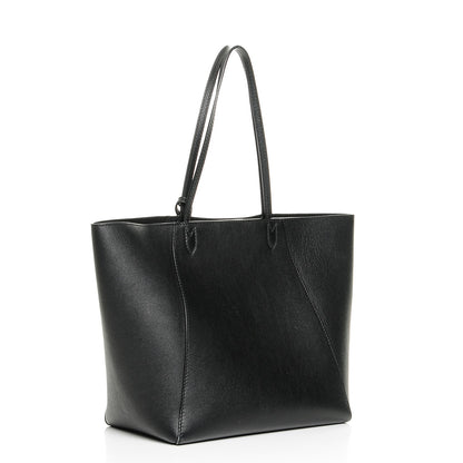 Louis Vuitton Calfskin Lockme Cabas Black 3 of 8